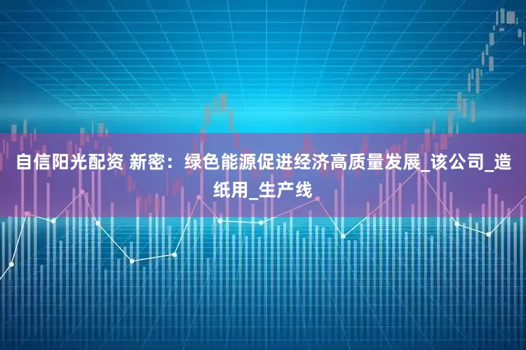 自信阳光配资 新密：绿色能源促进经济高质量发展_该公司_造纸用_生产线