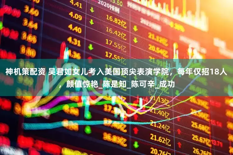 神机策配资 吴君如女儿考入美国顶尖表演学院，每年仅招18人，颜值惊艳_陈是知_陈可辛_成功